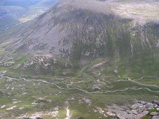 Coire Etchachan from Stob Coire Etchachan.