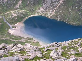 Loch Avon from Stacan Dubha.