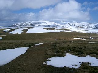 Panorama from just N of Mullach Clach a'Bhlair.