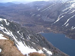 The western slopes of Braeriach and 
Gleann Einich from Sgor Gaoith.