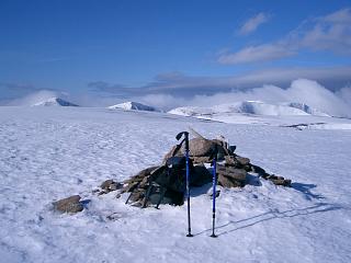 Cairn Toul, Sgor an Lochain Uaine and Braeriach.