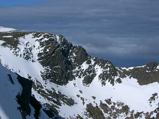 Fiacaill Coire an t-Sneachda from Stob Coire an t-Sneachda.