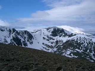 Cairn Lochan from Fiacaill a'Choire Chais.