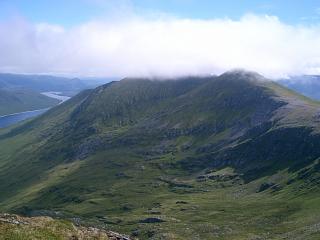 Lurg Mhor from Bidein a'Choire Sheasgaich.