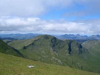 Bidein a'Choire Sheasgaich from Lurg Mhor.