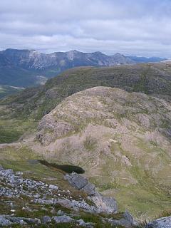 The path east up Beinn Liath Mhor.