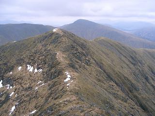 Sron An Isean from Stob Diamh.