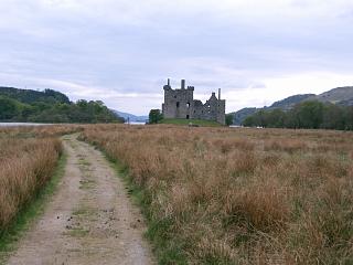 Kilchurn Castle at the east end of Loch Awe.