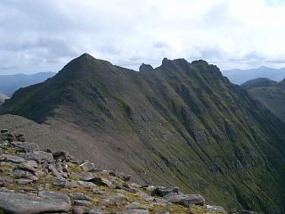 Sgurr Fiona and Corrag Bhuidhe from Sgurr Greag an Eich