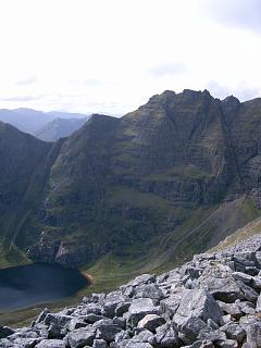 Corrag Bhuidhe and Loch Toll an Lochain from Glas Mheall Liath