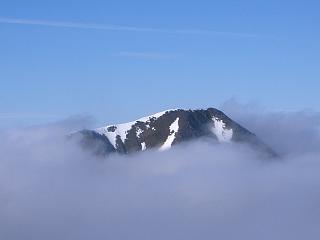 An Gearanach from the NW ridge of Na Gruagaichean.