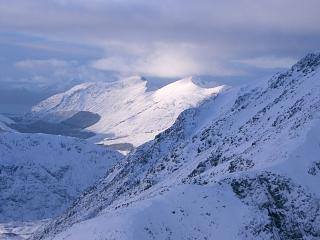 Beinn a' Bheithir from Stob Coire Sgreamhach.