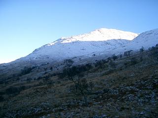 Beinn Sgulaird from above Taraphocain Farm.