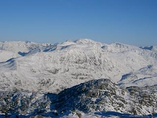 Bidean nam Bian from Beinn Sgulaird.