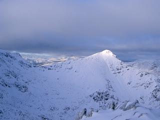 Stob Coire nan Lochan from Stob Coire Sgreamhach.