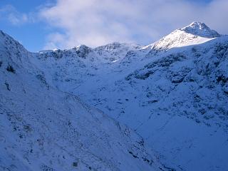 Stob Coire nan Lochan from NW slopes of Beinn Fhada.