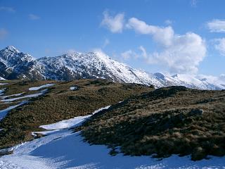 Sgurr na Carnach, Sgurr na Ciste Dubh, Saileag, Sgurr a'Bhealaich Dheirg, Aonach Meadhoin