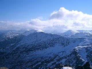 Faochag with the S Glen Shiel ridge behind