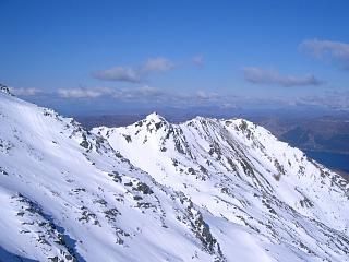 The N ridge of The Saddle