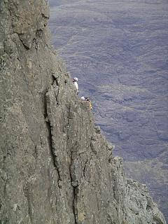 Progress seen from the summit of Sgurr Dearg.