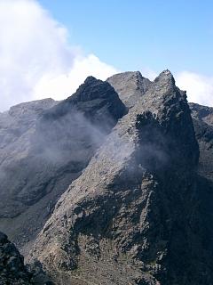 Am Basteir and Bruach na Frithe from Sgurr nan Gillean.