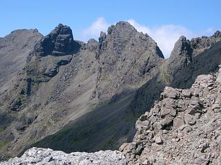 Am Basteir and Bruach na Frithe from Sgurr nan Gillean.