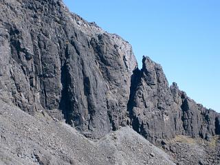 The T-D Gap seen from below Sgurr Sgumain