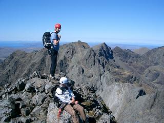 Sgurr Dearg, Sgurr na Banachdich & Sgurr Thormaid from Sgurr Alasdair.