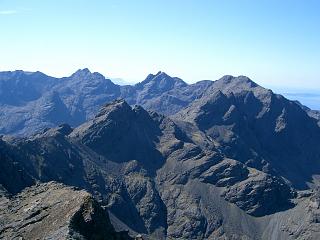 Panorama looking south from Bruach na Frithe.