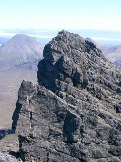 Bhasteir Tooth & Am Basteir from Sgurr a'Fionn Choire.