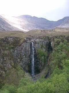 Eas Mor waterfall.