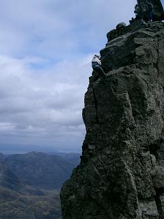 Descending the In Pin.