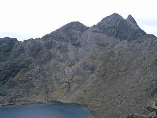 Sgurr Alasdair and Sgurr Sgumain from Sgurr nan Eag.