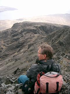 Our guide on Sgurr Alasdair.