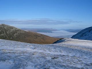 Temperature Inversion over the Great Glen.