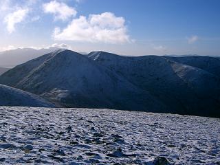 Ben Nevis behind Meall na Teanga.