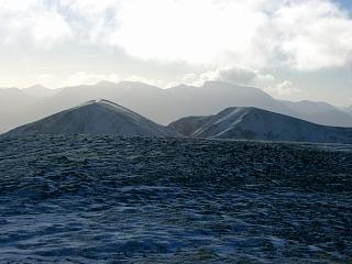 Ben Nevis behind Meall na Teanga.