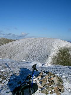 Looking NE from Meall Coire Lochain to Meall na Teanga.