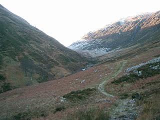 The path up Cam Bhealach.