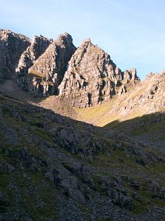 The Northern Pinnacles from the east.