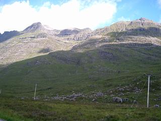 Spidean a' Choire Leith above Coire Liath Mhor.