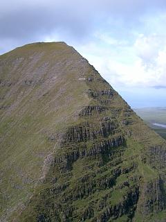 Sgurr Mhor from the Horns of Alligin.