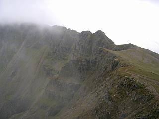 Spidean a' Choire Leith from The Pinnacles.