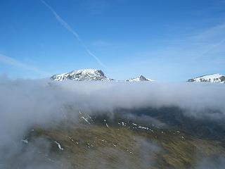 Ben Nevis from the NW ridge of Na Gruagaichean.