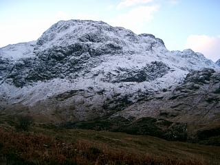 The leftmost Sister of Glen Coe and Beinn Fhada