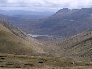 Descent route from Ciste Dhubh.