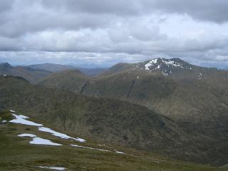 Sgurr nan Ceathreamhnan from Ciste Dhubh.