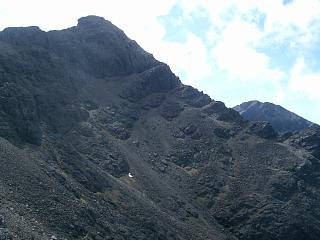 Sgurr a'Mhadaidh from the col between it and Sgurr Thuilm.