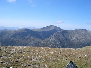 Beinn Dearg and Cona' Mheall from Am Foachagach